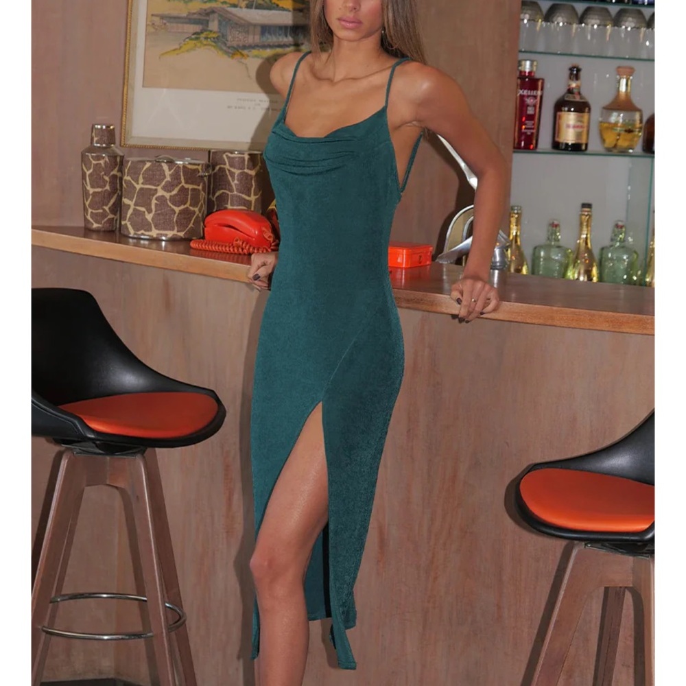 NWT Lady Black Tie Sutton Slip Dress
